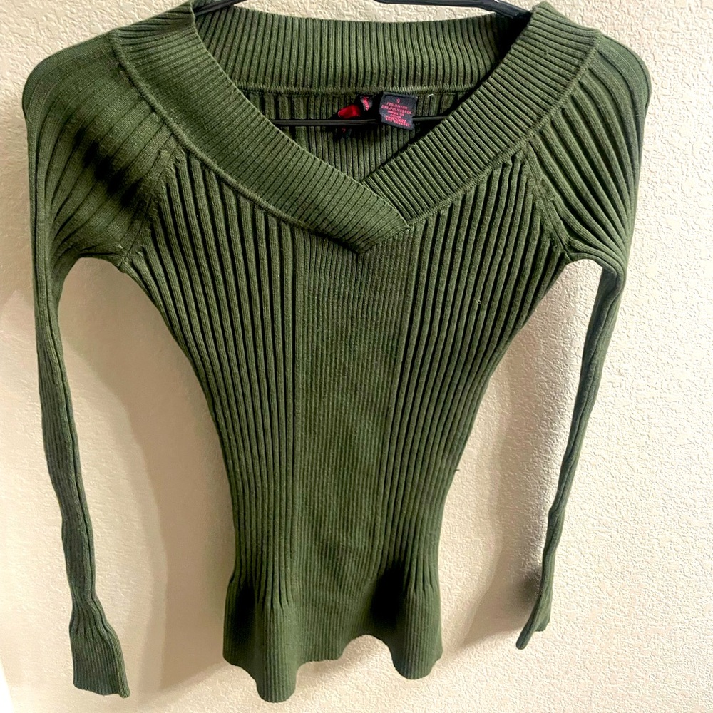 Green sweater